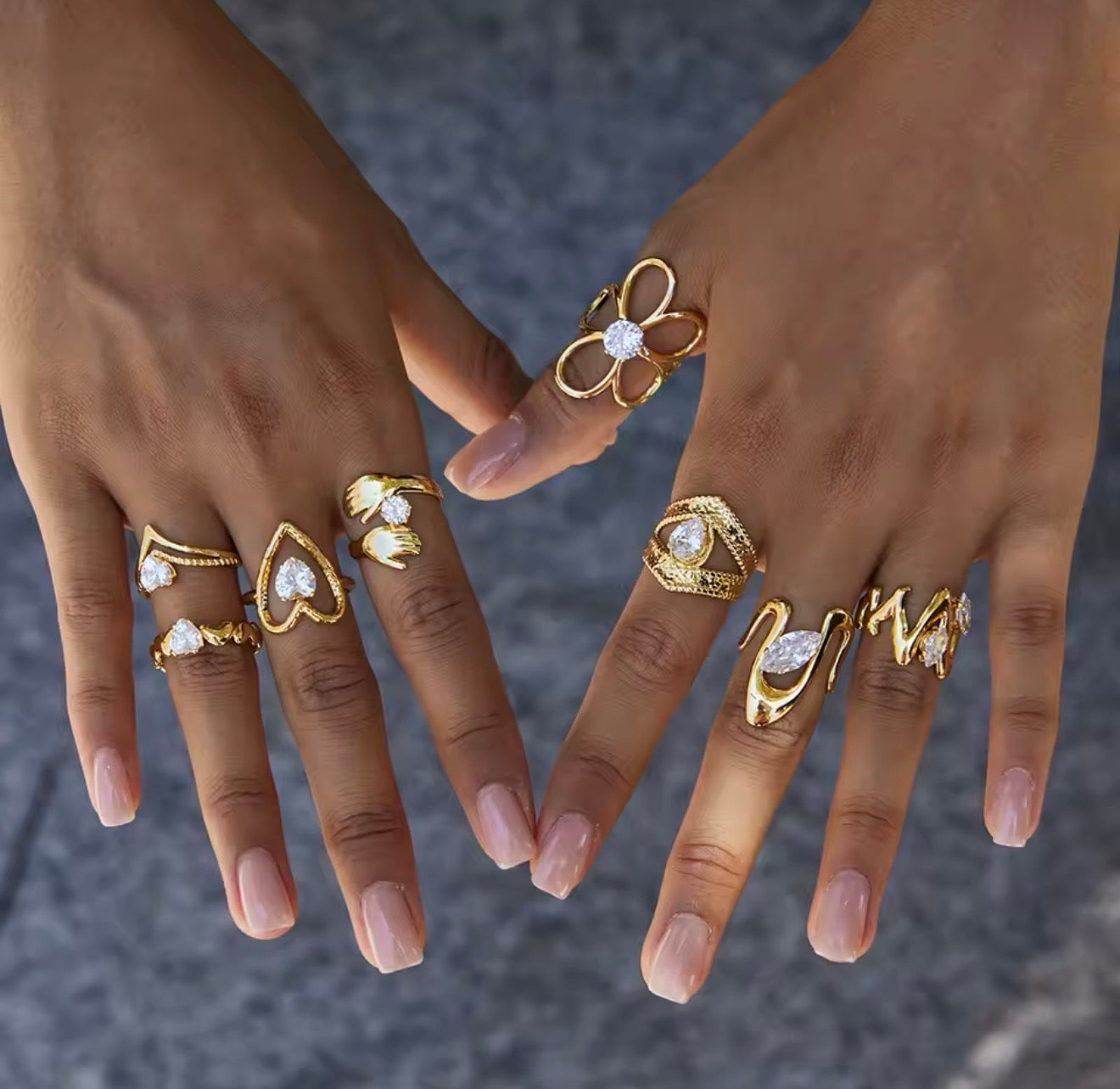 Anillo - PREMIUM | ✨Chapado en oro PVD 18K | 💦 Waterproof