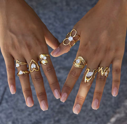 Anillo - PREMIUM | ✨Chapado en oro PVD 18K | 💦 Waterproof