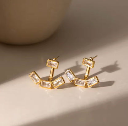 Aretes - PREMIUM | ✨Chapado en oro PVD 18K | 💦 Waterproof