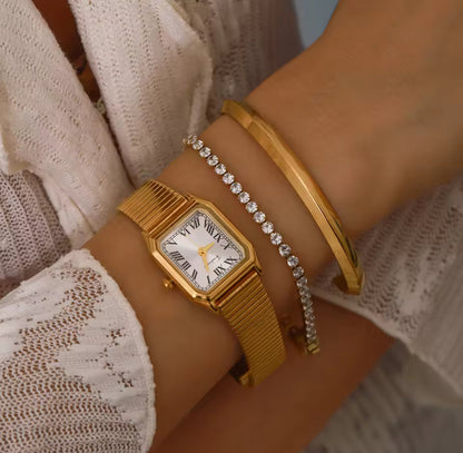 Brazalete - PREMIUM | ✨Chapado en oro PVD 18K | 💦 Waterproof