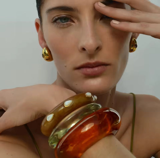 Aretes - PREMIUM | ✨Chapado en oro PVD 18K | 💦 Waterproof