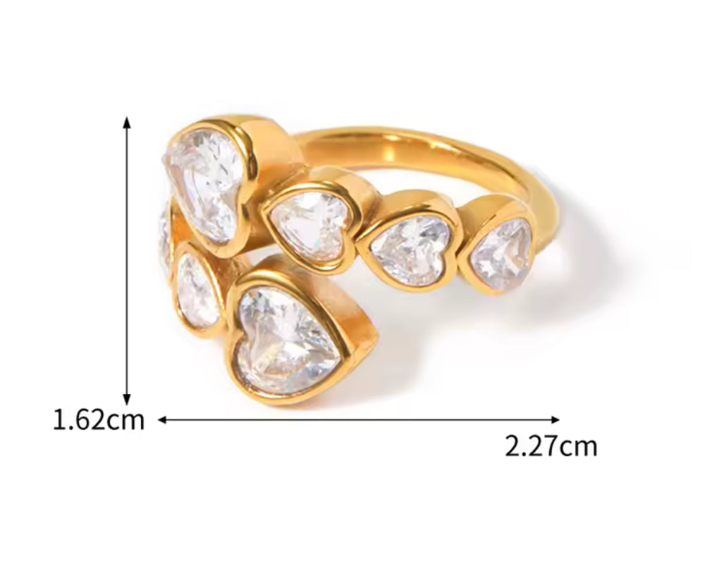 Anillo - PREMIUM | ✨Chapado en oro PVD 18K | 💦 Waterproof