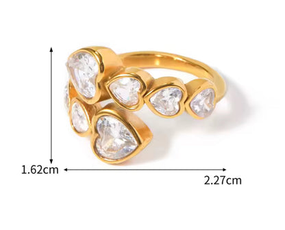 Anillo - PREMIUM | ✨Chapado en oro PVD 18K | 💦 Waterproof