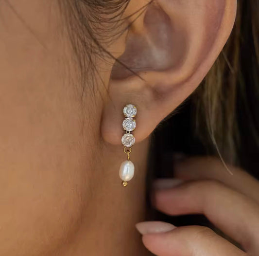 Aretes - PREMIUM | ✨Chapado en oro PVD 18K | 💦 Waterproof