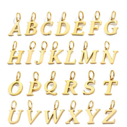 Dije de letra - TOP | 🛡️Acero inoxidable