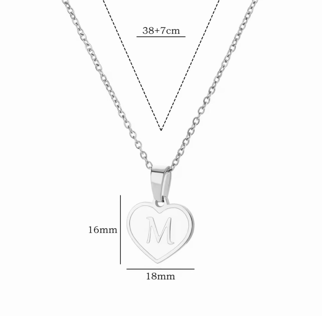 Collar letras - TOP | 🛡️Acero inoxidable