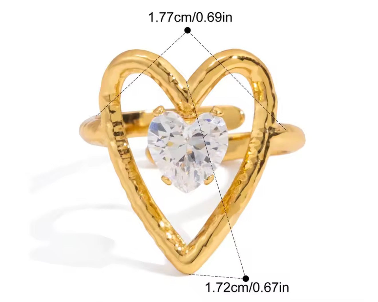 Anillo - PREMIUM | ✨Chapado en oro PVD 18K | 💦 Waterproof