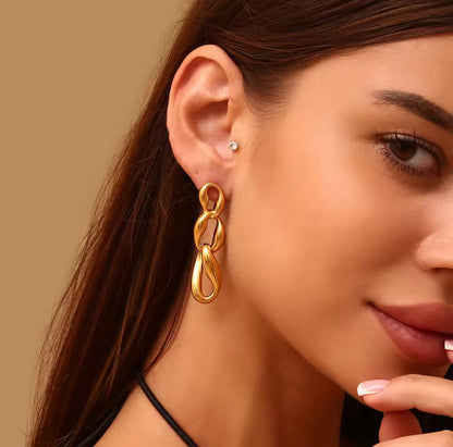 Aretes - PREMIUM | ✨Chapado en oro PVD 18K | 💦 Waterproof