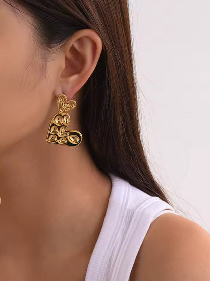 Aretes - PREMIUM | ✨Chapado en oro PVD 18K | 💦 Waterproof