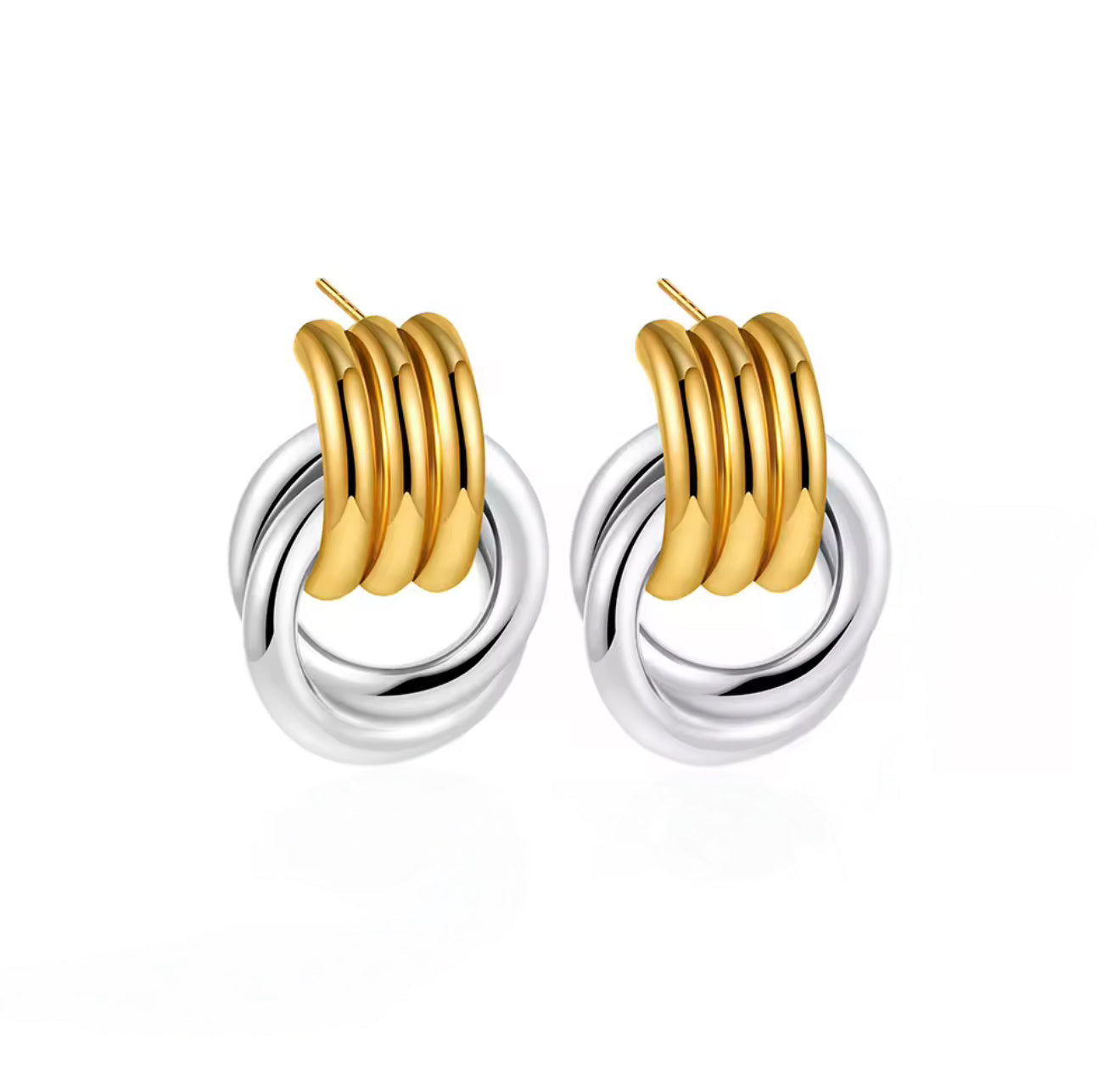 Aretes - PREMIUM | ✨Chapado en oro PVD 18K | 💦 Waterproof