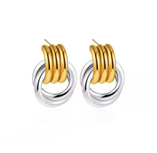 Aretes - PREMIUM | ✨Chapado en oro PVD 18K | 💦 Waterproof