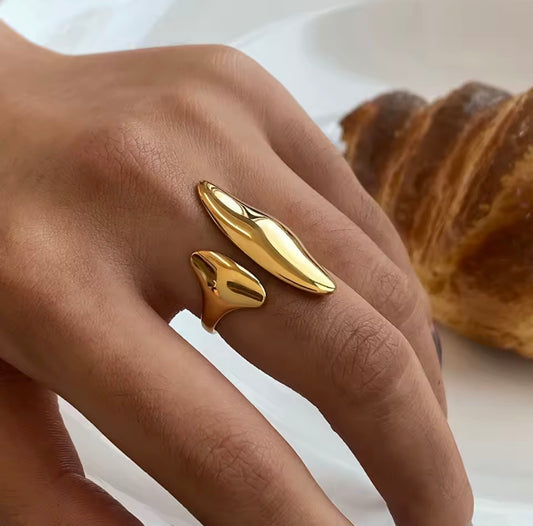 Anillo - PREMIUM | ✨Chapado en oro PVD 18K | 💦 Waterproof