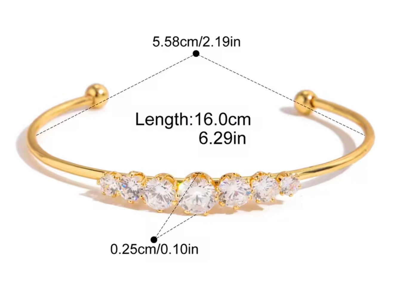 Brazalete - PREMIUM | ✨Chapado en oro PVD 18K | 💦 Waterproof