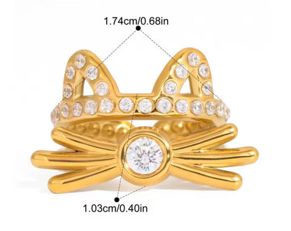 Anillo - PREMIUM | ✨Chapado en oro PVD 18K | 💦 Waterproof