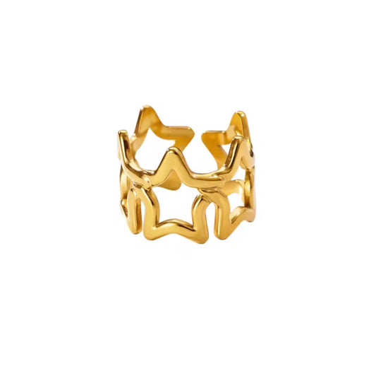 Anillo - PREMIUM | ✨Chapado en oro PVD 18K | 💦 Waterproof