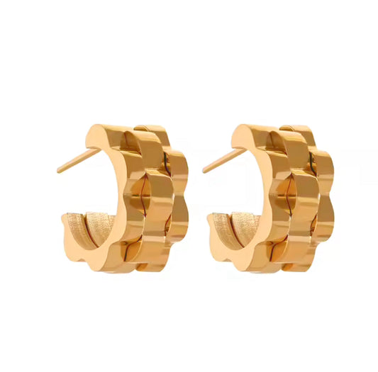 Aretes - PREMIUM | ✨Chapado en oro PVD 18K | 💦 Waterproof