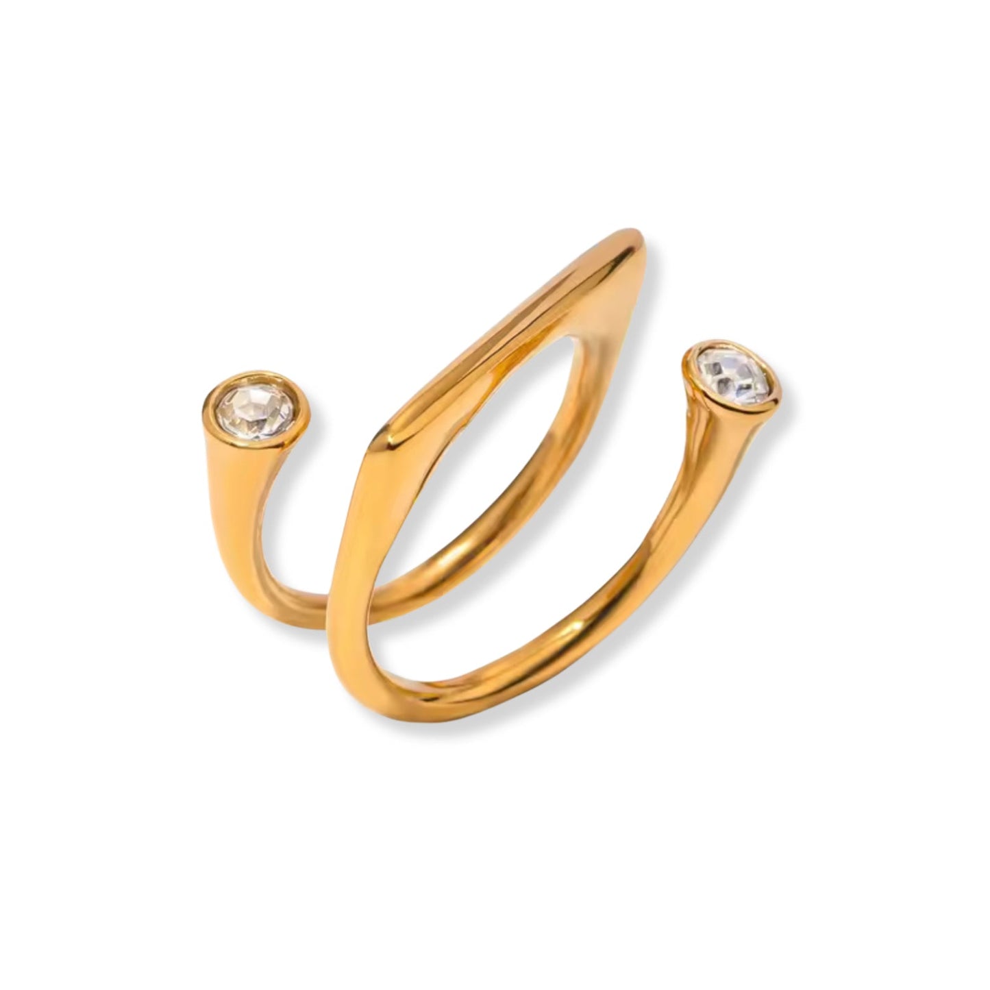 Anillo - PREMIUM | ✨Chapado en oro PVD 18K | 💦 Waterproof