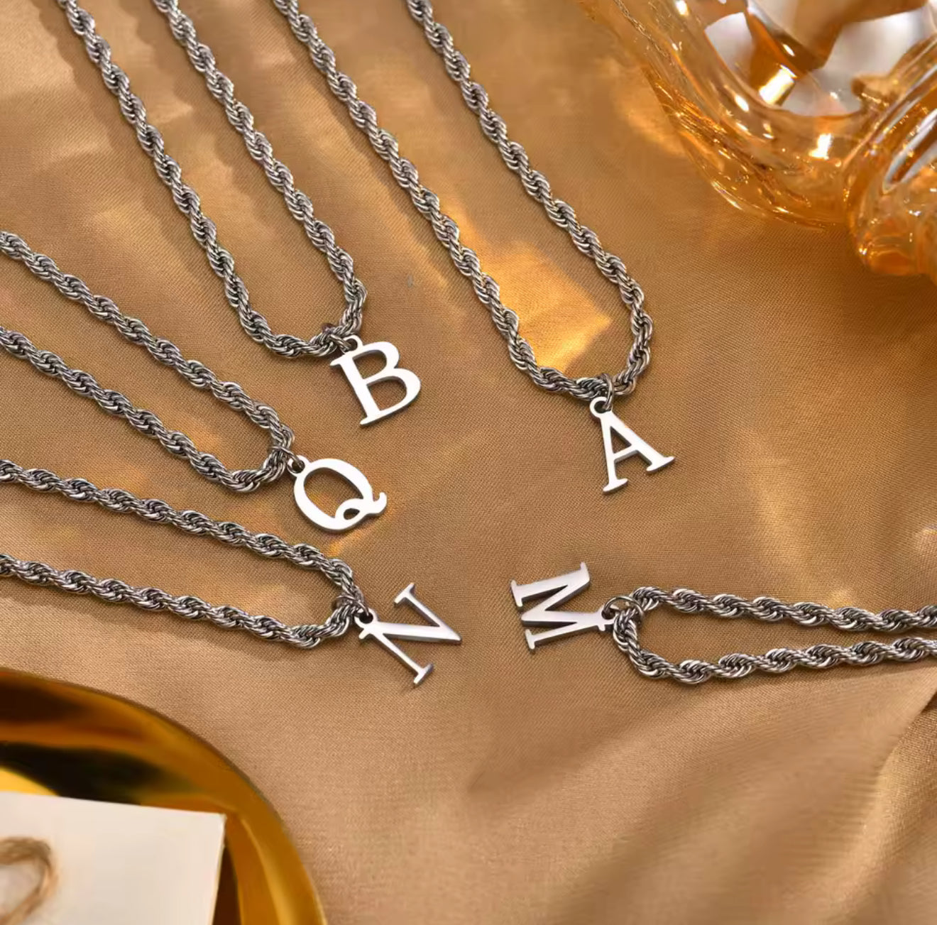Collar letras - TOP | 🛡️Acero inoxidable