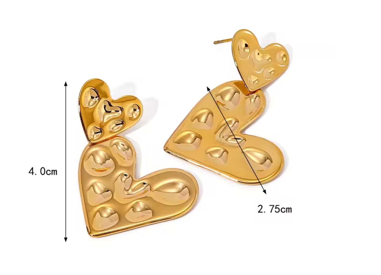 Aretes - PREMIUM | ✨Chapado en oro PVD 18K | 💦 Waterproof