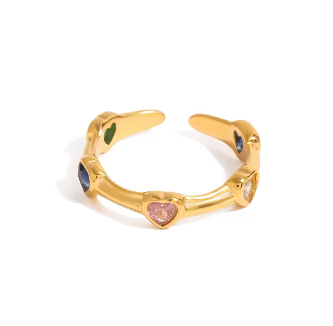 Anillo - PREMIUM | ✨Chapado en oro PVD 18K | 💦 Waterproof