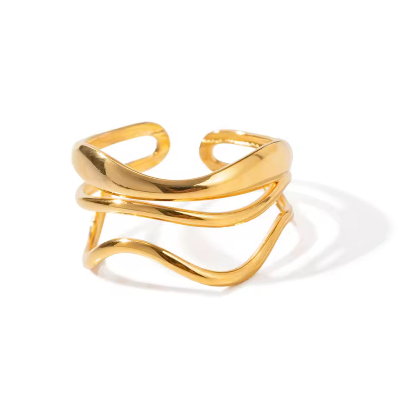 Anillo - PREMIUM | ✨Chapado en oro PVD 18K | 💦 Waterproof