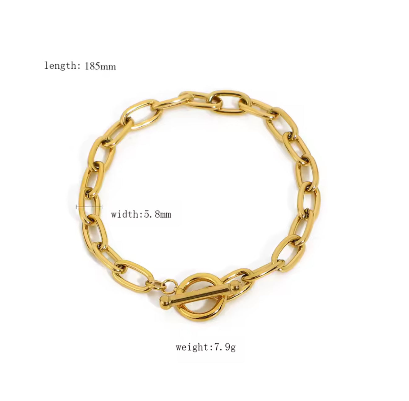 Pulsera - PREMIUM | ✨Chapado en oro PVD 18K | 💦 Waterproof