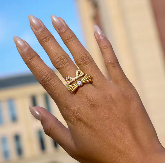 Anillo - PREMIUM | ✨Chapado en oro PVD 18K | 💦 Waterproof