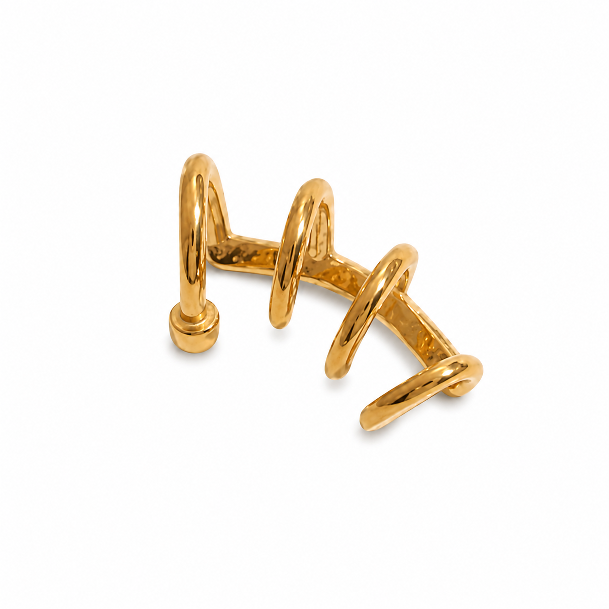 Ear cuff - PREMIUM | ✨Chapado en oro PVD 18K | 💦 Waterproof
