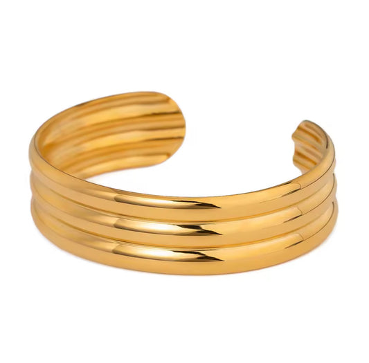 Brazalete - PREMIUM | ✨Chapado en oro PVD 18K | 💦 Waterproof