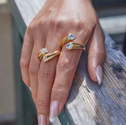 Anillo - PREMIUM | ✨Chapado en oro PVD 18K | 💦 Waterproof