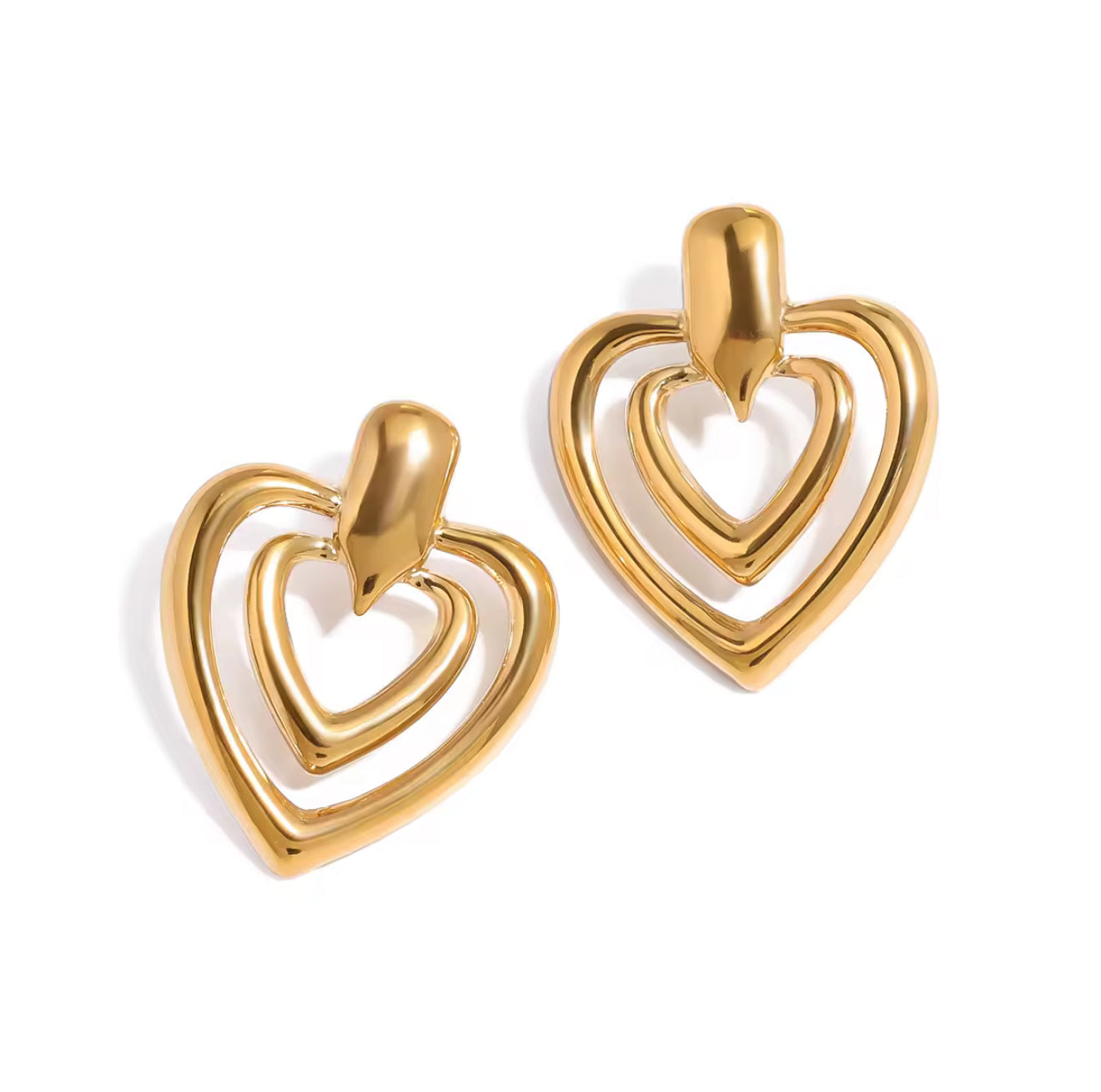 Aretes - PREMIUM | ✨Chapado en oro PVD 18K | 💦 Waterproof