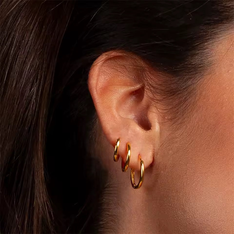 Set de aretes - PREMIUM | ✨Chapado en oro PVD 18K | 💦 Waterproof