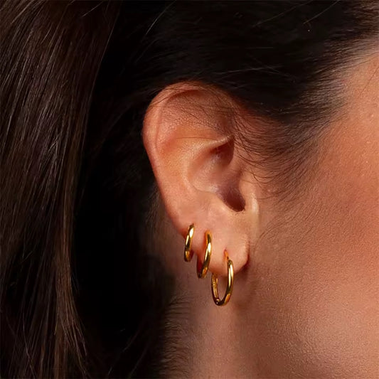Set de aretes - PREMIUM | ✨Chapado en oro PVD 18K | 💦 Waterproof