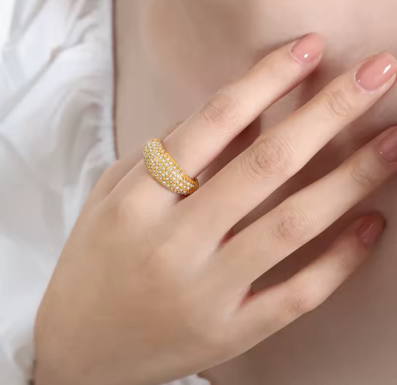 Anillo - PREMIUM | ✨Chapado en oro PVD 18K | 💦 Waterproof