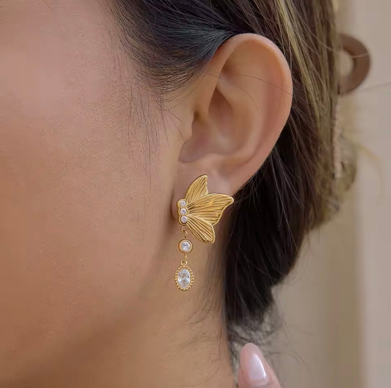 Aretes - PREMIUM | ✨Chapado en oro PVD 18K | 💦 Waterproof