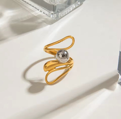 Anillo - PREMIUM | ✨Chapado en oro PVD 18K | 💦 Waterproof