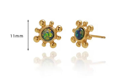 Aretes - PREMIUM | ✨Chapado en oro PVD 18K | 💦 Waterproof