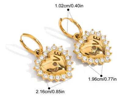 Aretes - PREMIUM | ✨Chapado en oro PVD 18K | 💦 Waterproof