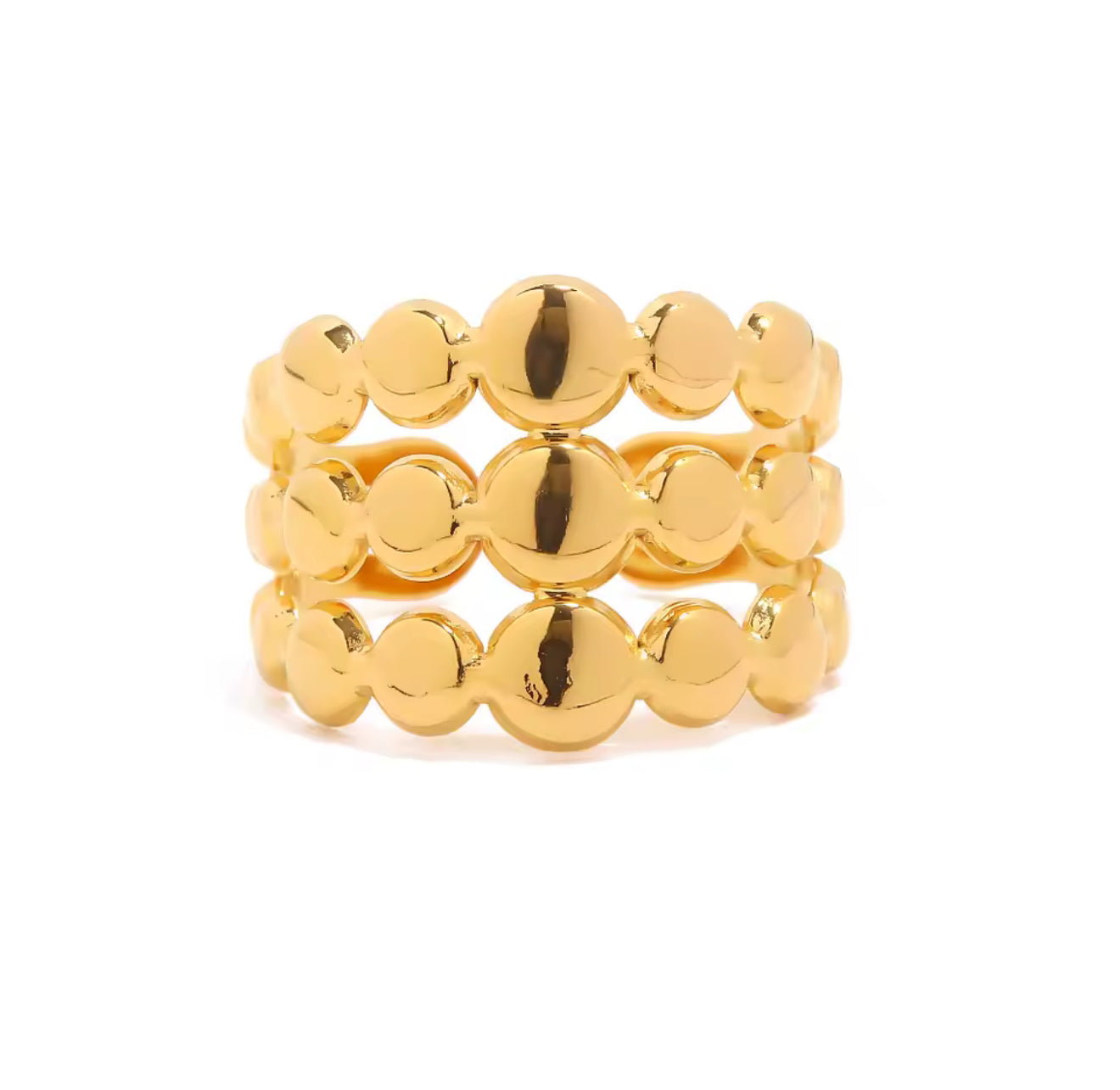 Anillo - PREMIUM | ✨Chapado en oro PVD 18K | 💦 Waterproof