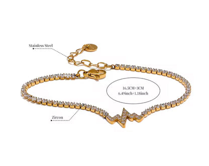 Pulsera - PREMIUM | ✨Chapado en oro PVD 18K | 💦 Waterproof