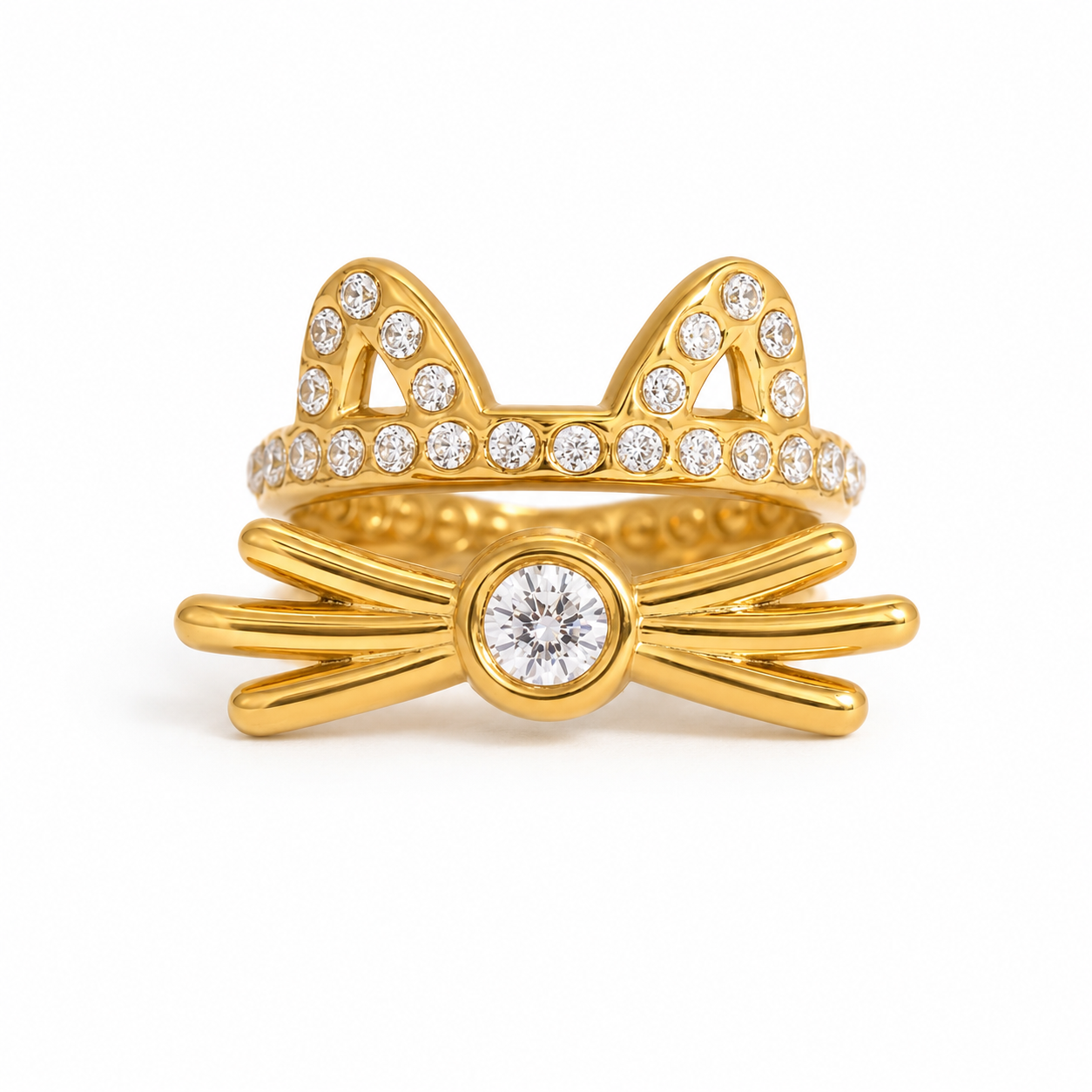 Anillo - PREMIUM | ✨Chapado en oro PVD 18K | 💦 Waterproof