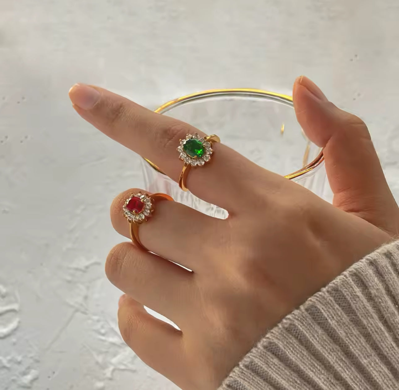 Anillo - PREMIUM | ✨Chapado en oro PVD 18K | 💦 Waterproof