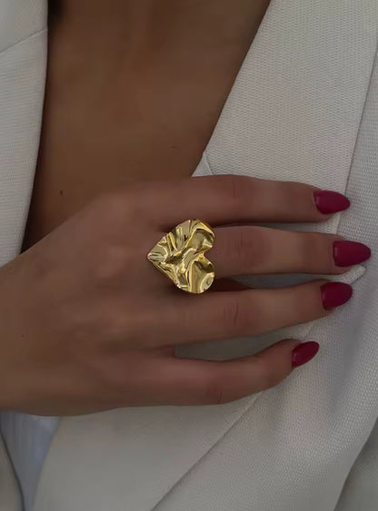 Anillo - PREMIUM | ✨Chapado en oro PVD 18K | 💦 Waterproof