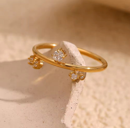 Anillo - PREMIUM | ✨Chapado en oro PVD 18K | 💦 Waterproof