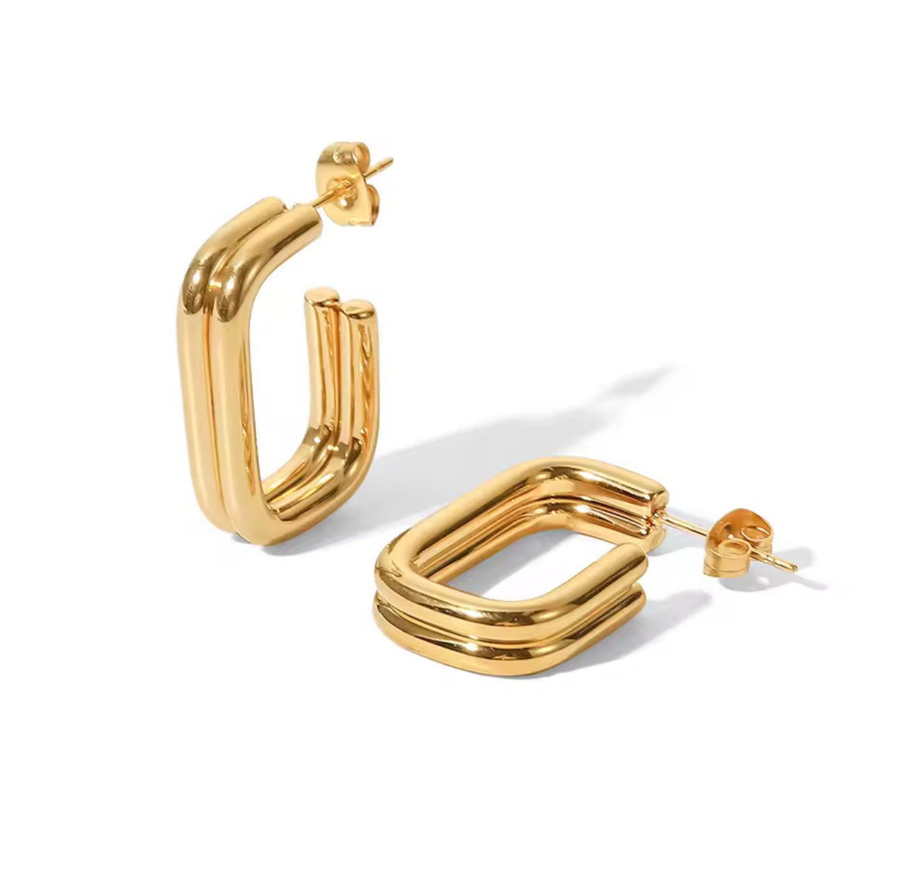 Aretes - PREMIUM | ✨Chapado en oro PVD 18K | 💦 Waterproof