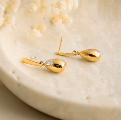 Aretes - PREMIUM | ✨Chapado en oro PVD 18K | 💦 Waterproof