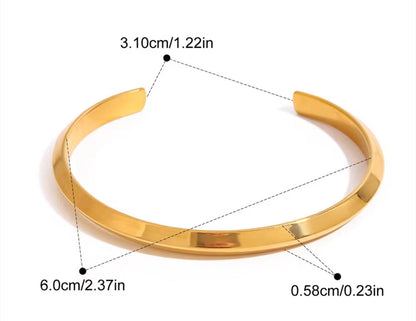 Brazalete - PREMIUM | ✨Chapado en oro PVD 18K | 💦 Waterproof