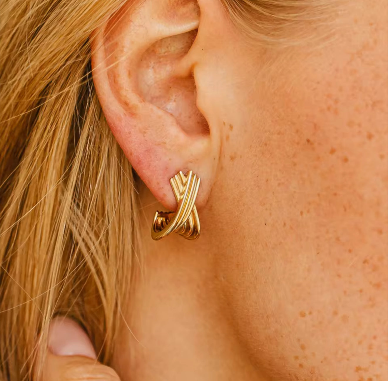 Aretes - PREMIUM | ✨Chapado en oro PVD 18K | 💦 Waterproof
