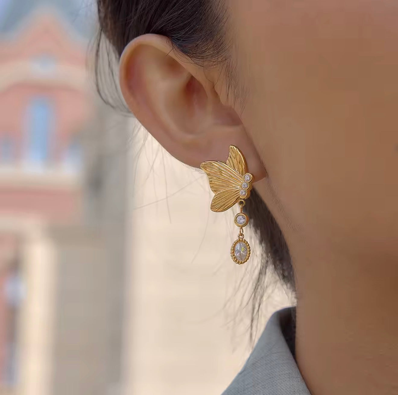 Aretes - PREMIUM | ✨Chapado en oro PVD 18K | 💦 Waterproof