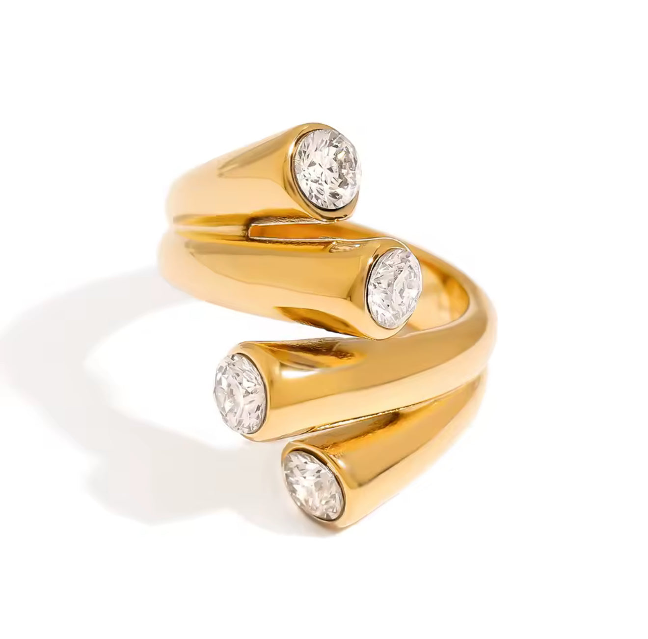 Anillo - PREMIUM | ✨Chapado en oro PVD 18K | 💦 Waterproof